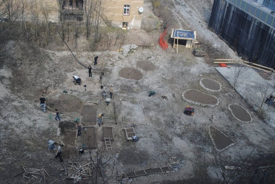 Beyond a Construction Site