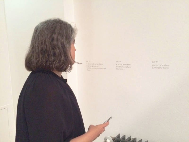 Stefi Kiesler, Calendar Notes, 1945