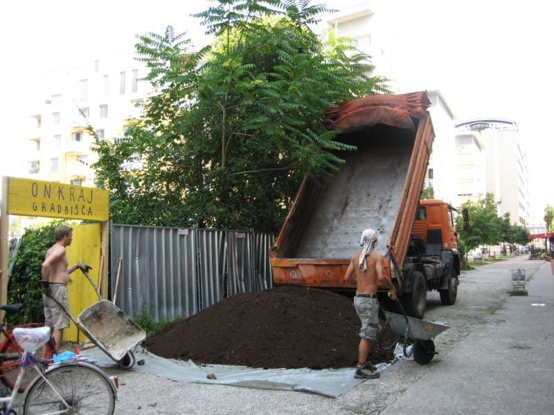 Beyond a Construction Site