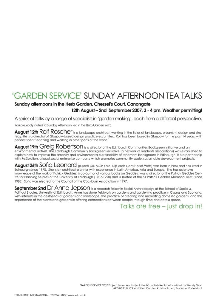 Garden Service